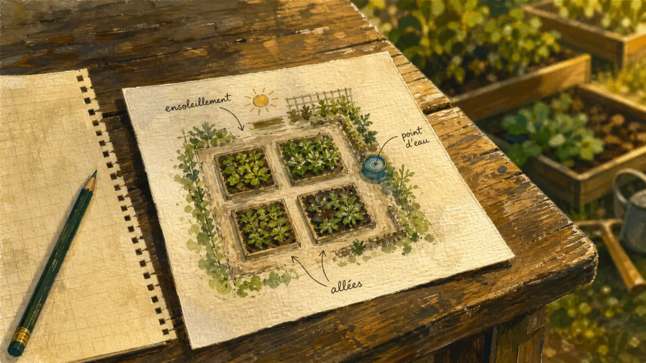 Comment organiser son potager : soleil, eau, rotations
