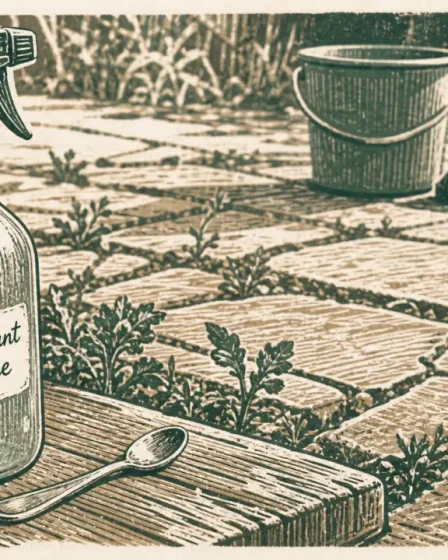 Dosage désherbant vinaigre sel liquide vaisselle : méthode au sel et liquide vaisselle