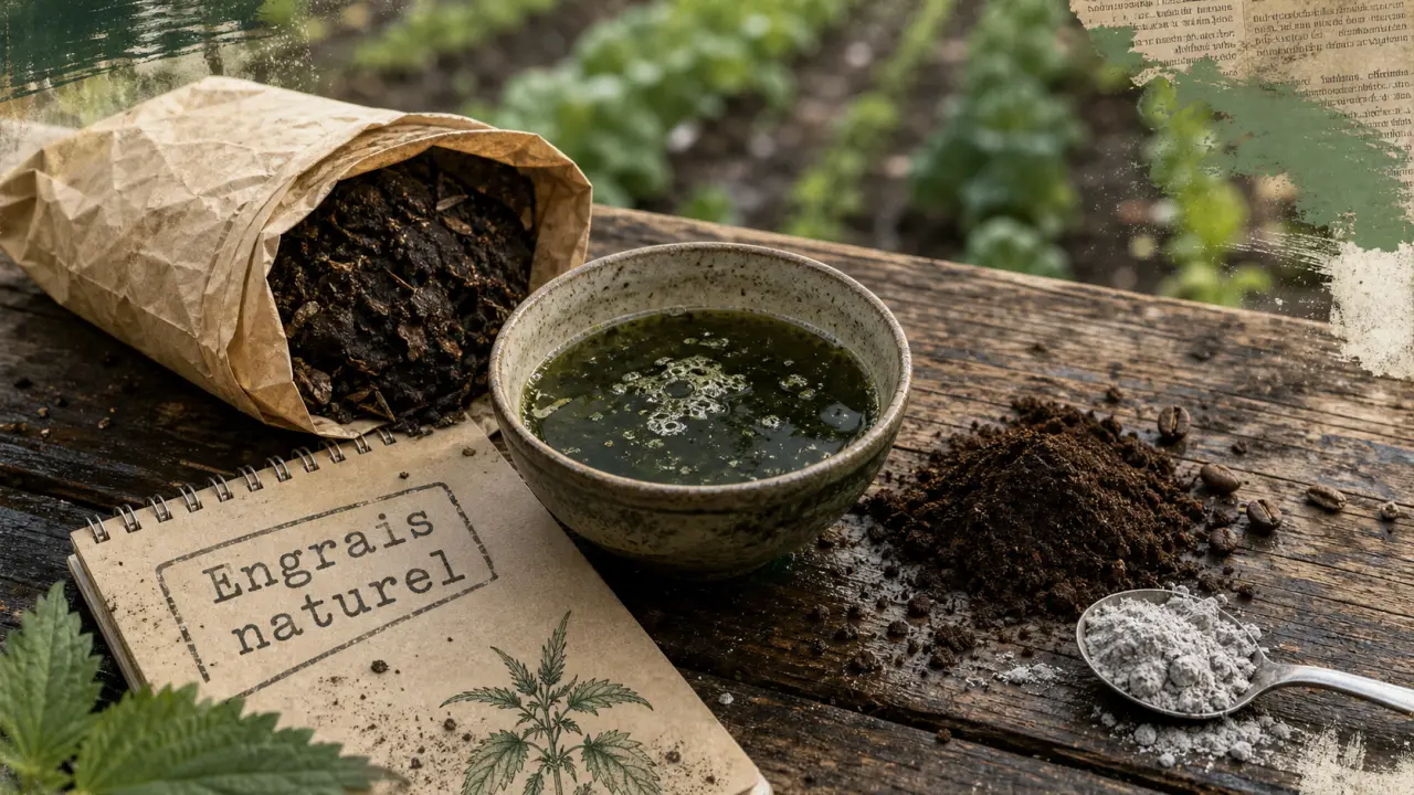 Engrais naturel pour le potager : compost, purin d’ortie et cendre