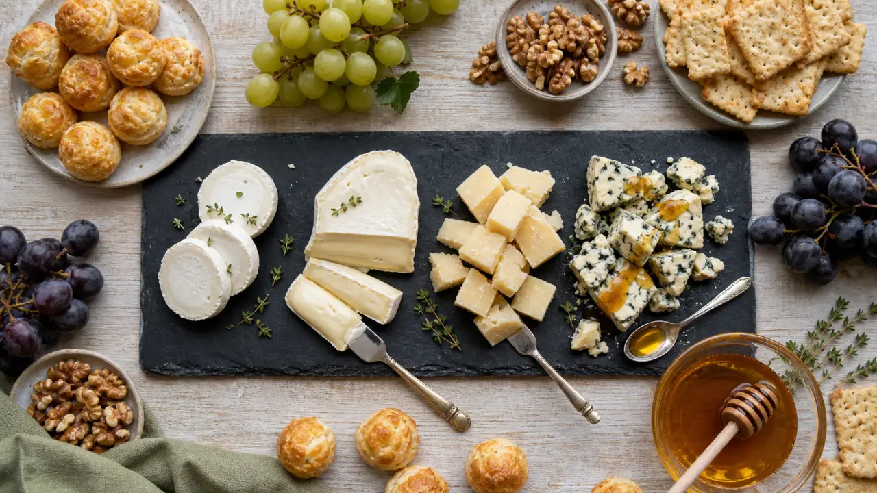 Fromage aperitif : planche de fromages variés pour l’apéritif