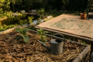 La permaculture au potager avec sol vivant paillé