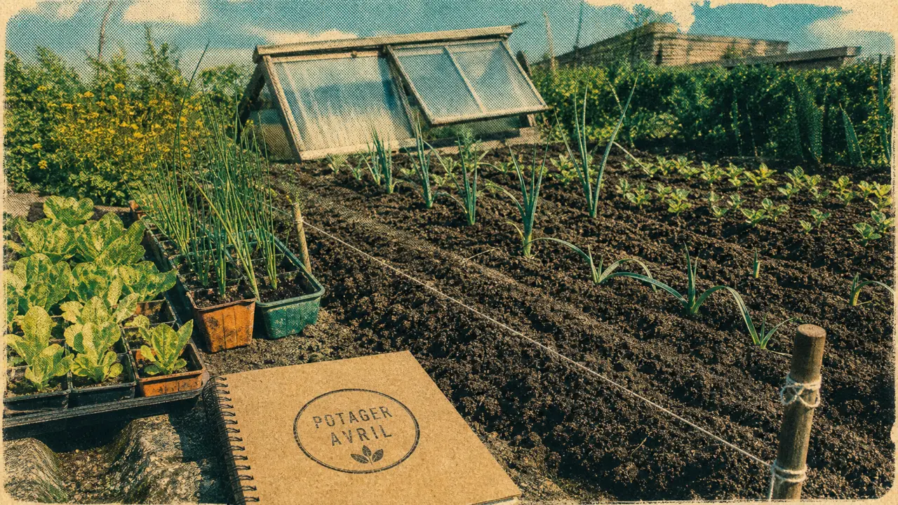 Que planter en avril au potager : laitues, poireaux et oignons, sous abri et en pleine terre