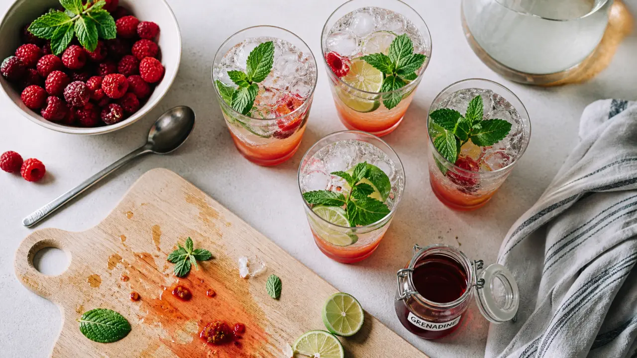 Cocktail sans alcool maison : 4 mocktails frais, menthe et citron vert, prêts en 10 minutes