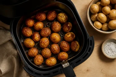 Pomme grenaille air fryer croustillante, dorée au 180°C
