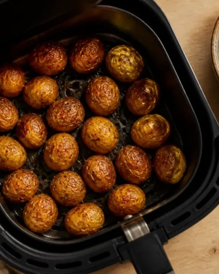 Pomme grenaille air fryer croustillante, dorée au 180°C