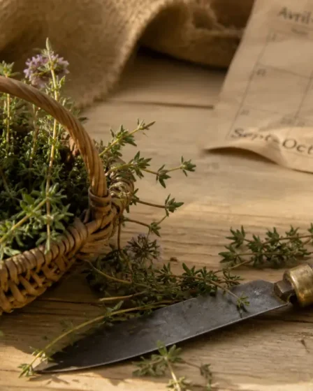 Quand récolter le thym en avril-mai pour un parfum net, brins fleuris au soleil du matin