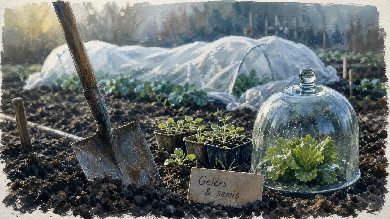 Que planter en mars au potager : semis sous abri et protection contre le froid