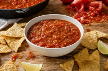 Recette sauce salsa maison : texture concassée au jalapeño