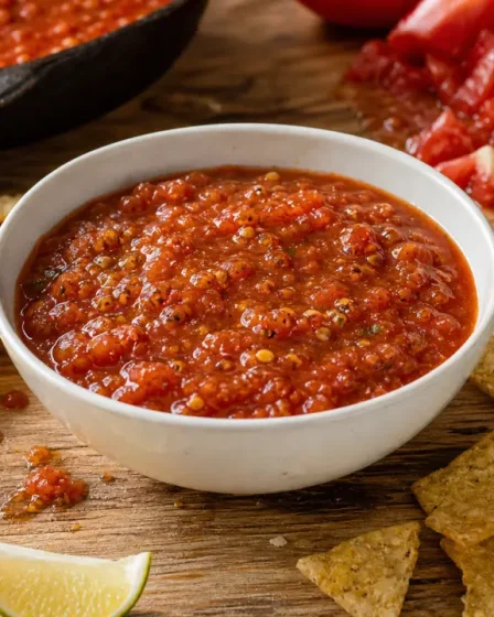 Recette sauce salsa maison : texture concassée au jalapeño
