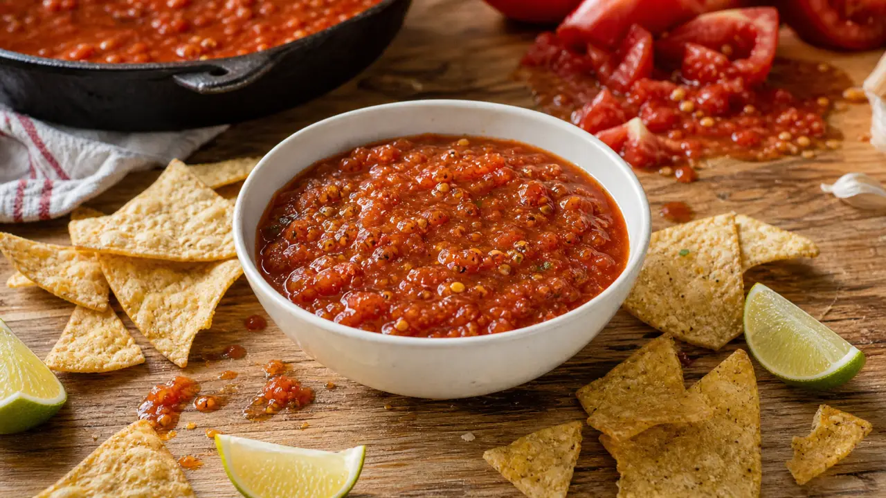 Recette sauce salsa maison : texture concassée au jalapeño