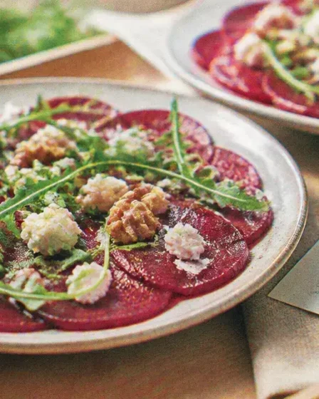 Carpaccio de betterave, recettes entrées simples et originales