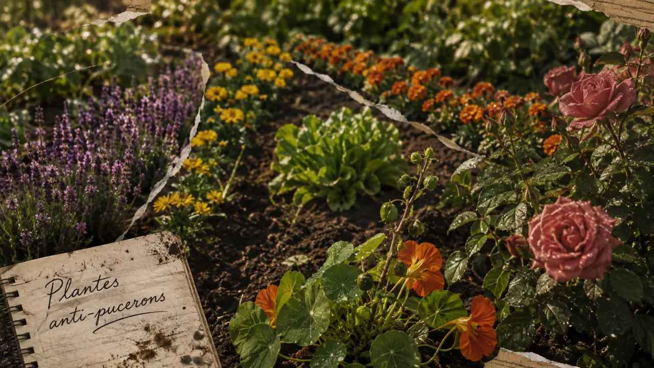 Plante anti pucerons : capucine et fleurs compagnes au potager contre les pucerons