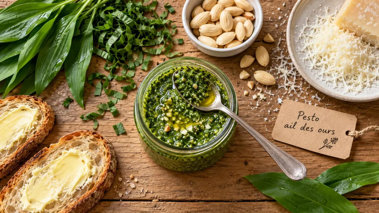Ail des ours en cuisine : pesto au cœur des ingrédients