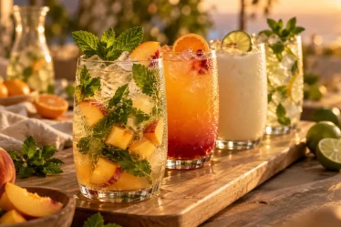 Cocktail sans alcool original : quatre mocktails sans alcool prêts en 5 à 10 minutes