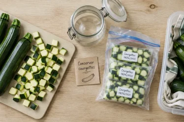 Comment conserver des courgettes : limiter l’humidité pour éviter qu’elles ramollissent