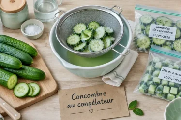 Peut on congeler les concombres : croquant préservé