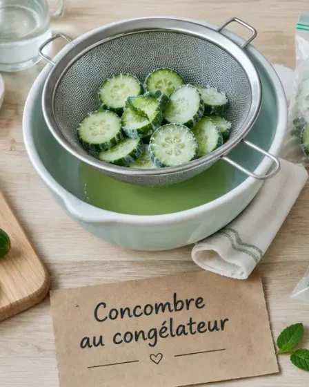 Peut on congeler les concombres : croquant préservé
