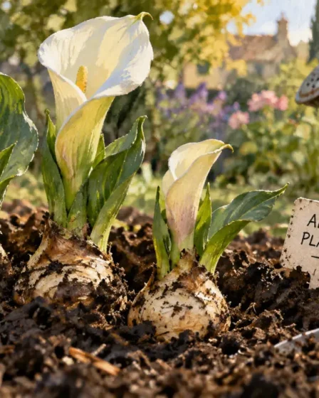 Planter les aromes : arums blancs et colorés en pleine terre