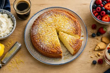 Recette ricotta dessert : gâteau citronné fondant à la ricotta